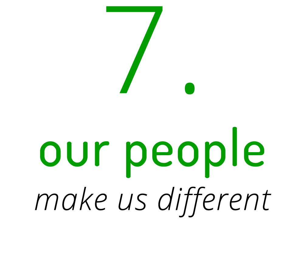 7  our people make us different 