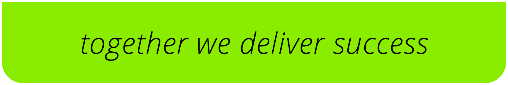 together we deliver success