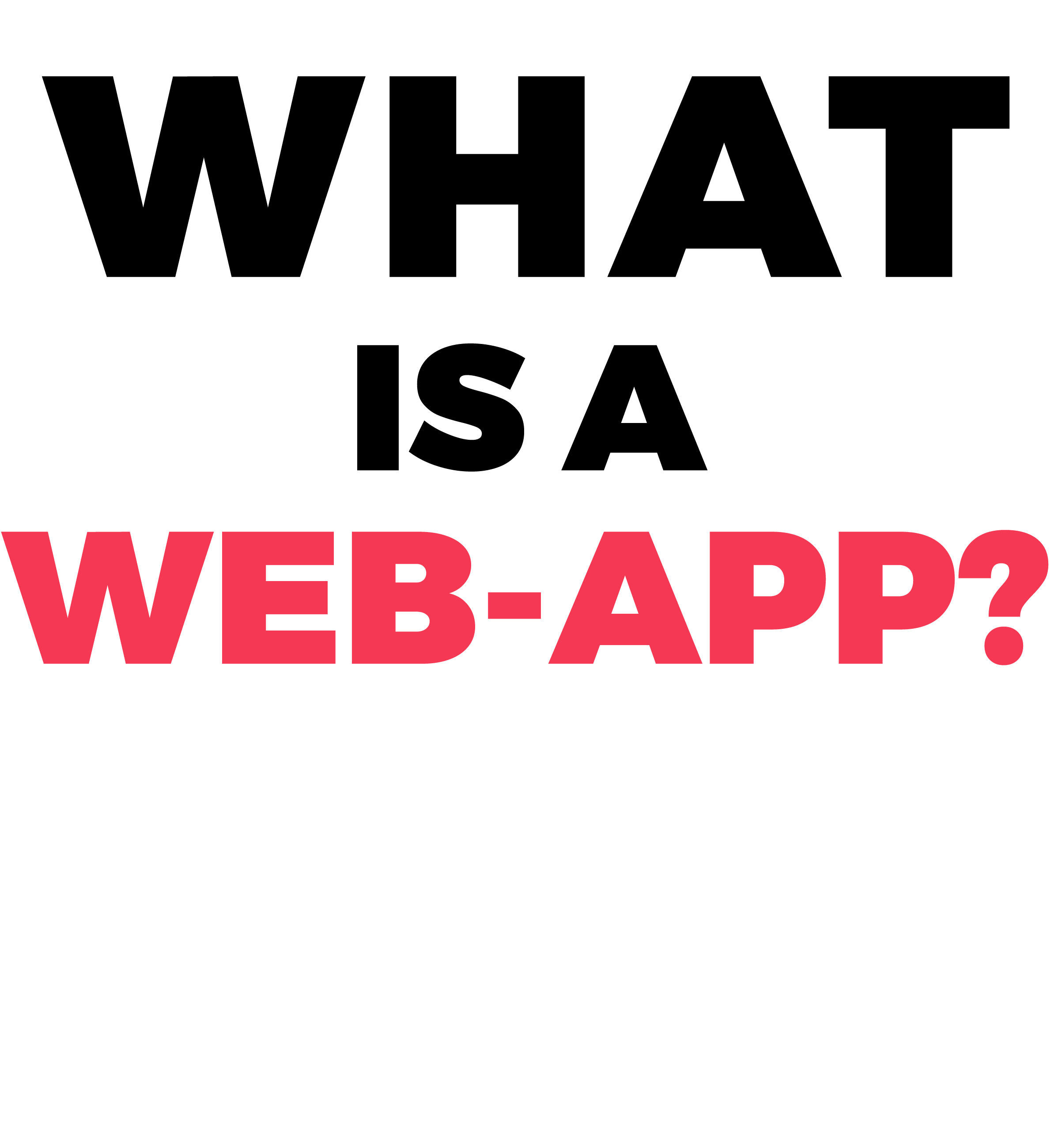 WHAT IS A WEB-APP 