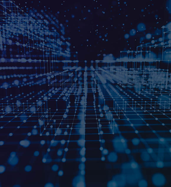 Abstract futuristic illustration of polygonal surface structure  Low poly shape with connecting dots and lines on dark background  3D rendering