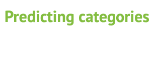 Predicting categories 